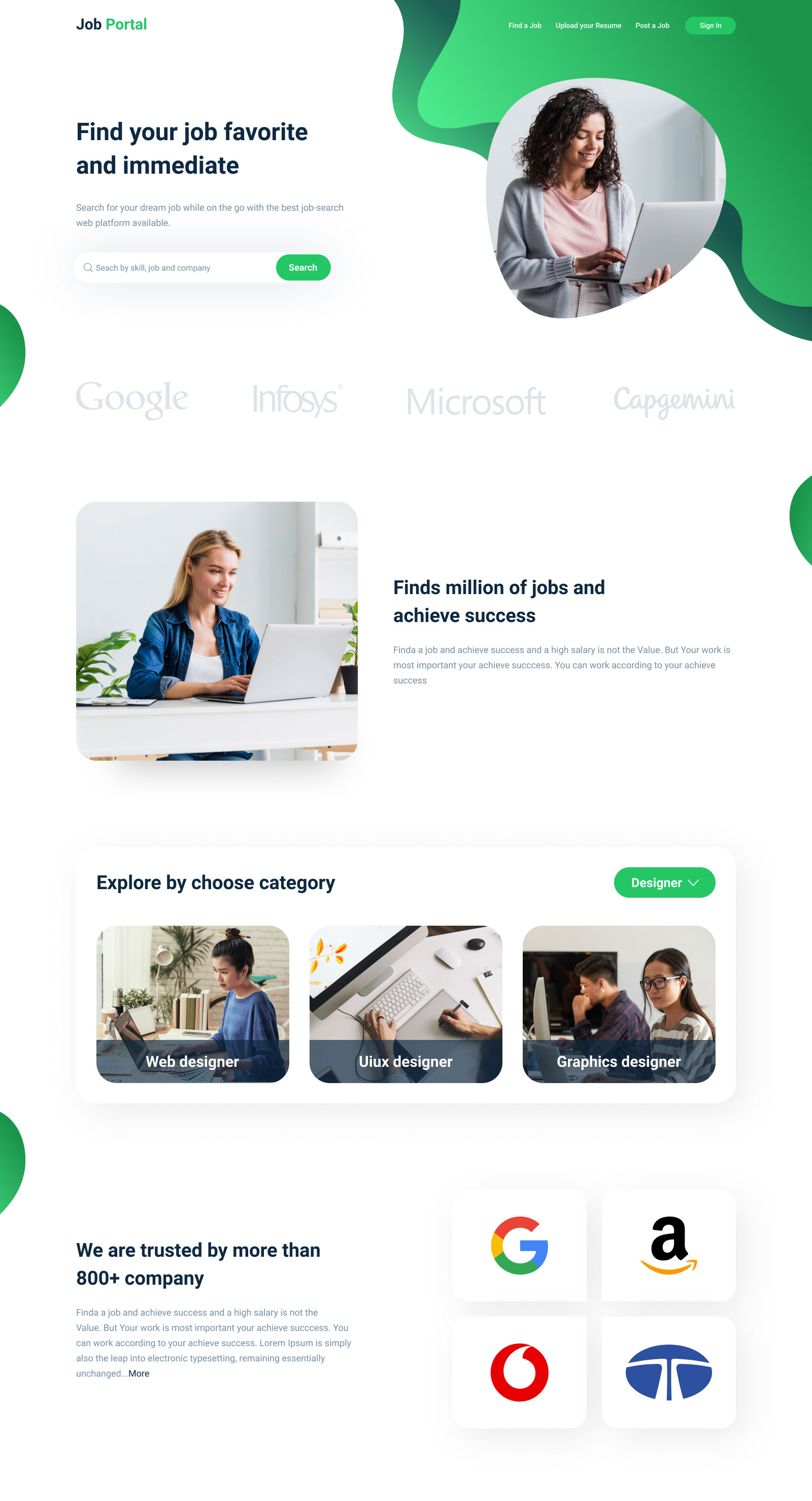 Zenesatech - mobile design preview